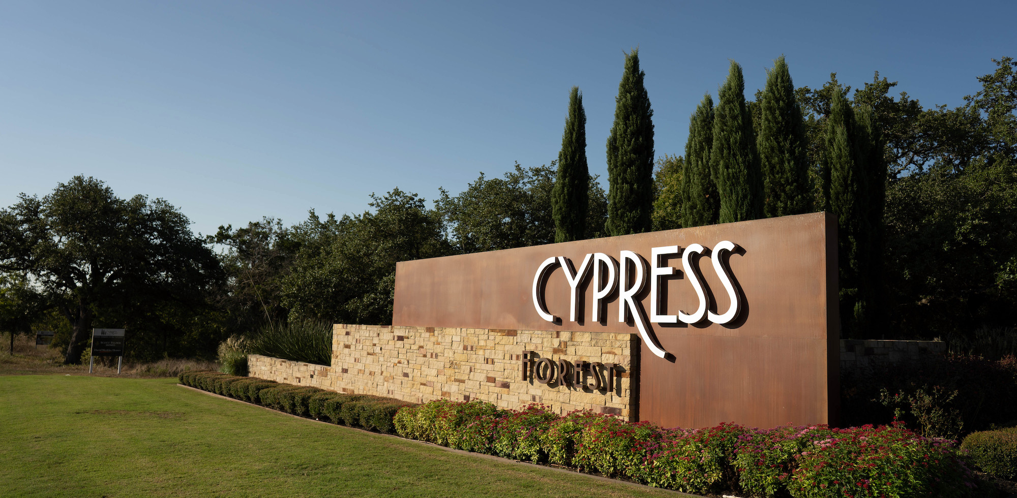 Cypress Forest Sign
